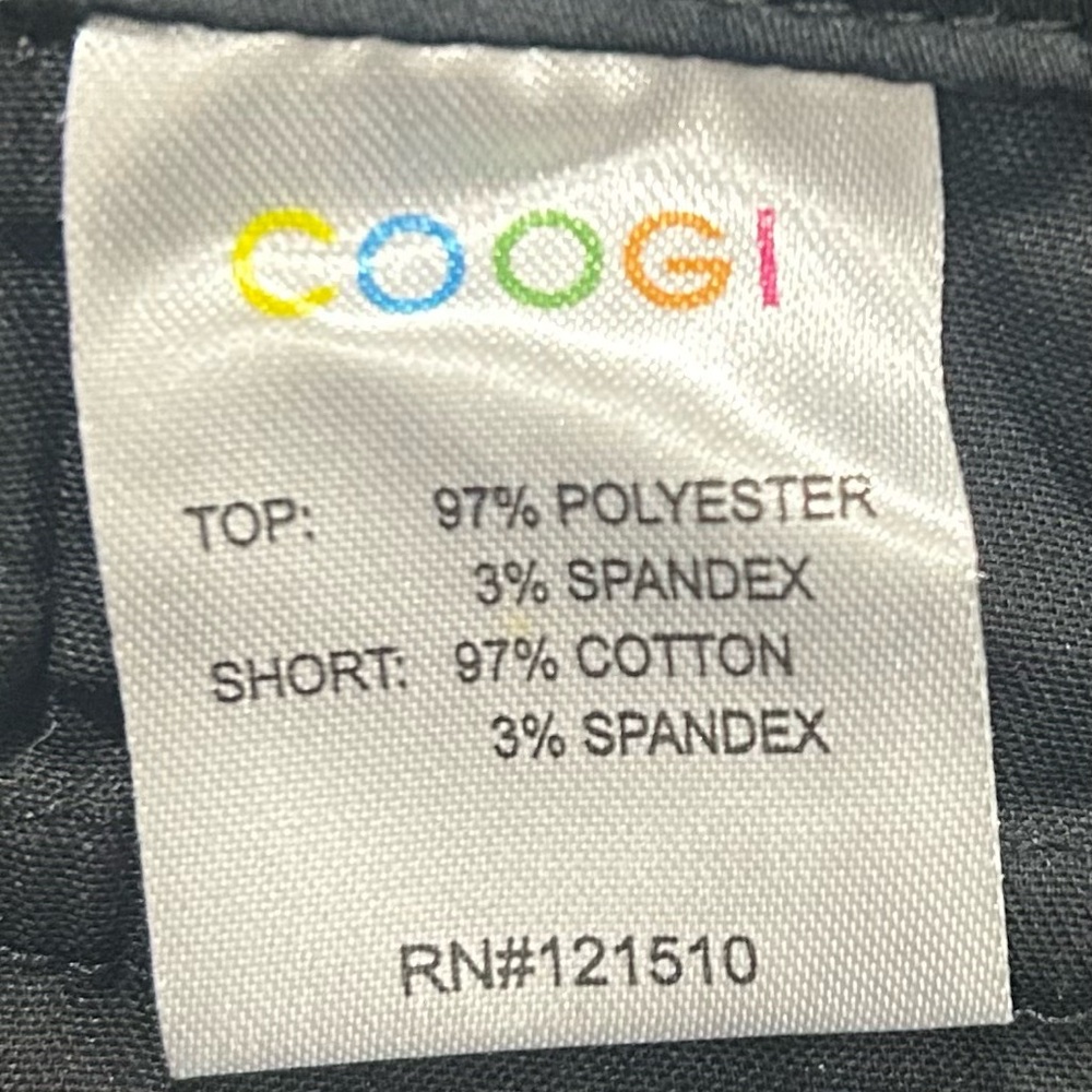 EUC Coogi SZ 9/10 black/multicolored rare vintage romper/removable belt/bust 38” - Picture 11 of 11